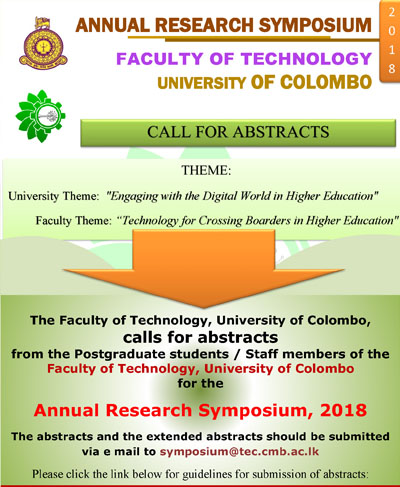Call for Abstracts – Annual Research Symposium