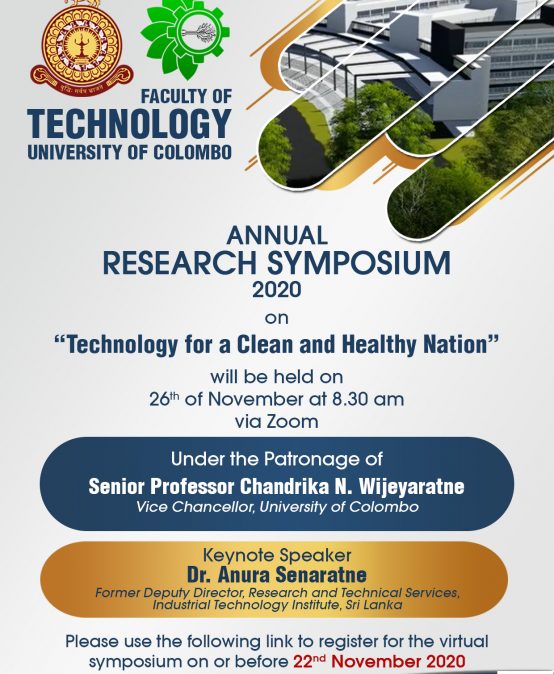 ANNUAL RESEARCH SYMPOSIUM 2020 | FACULTY OF TECHNOLOGY