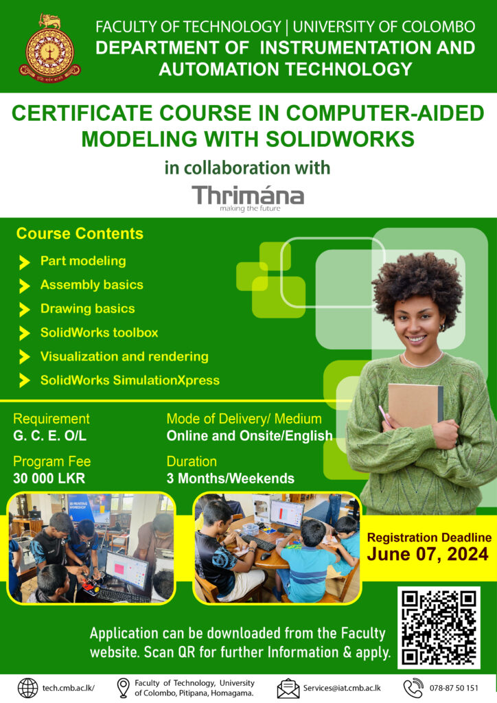Certificate Course Programs Faculty of Technology University of Colombo Certificate Course Programs Faculty of Technology University of Colombo