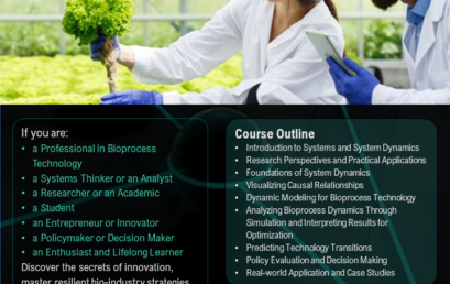 Certificate Course on System Dynamics for Sustainable Technological Resilience in Bio-Industries