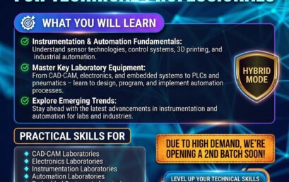 Certificate Course in Novel Technologies for Technical Professionals (Students, Officers, Executives, And Supervisors)